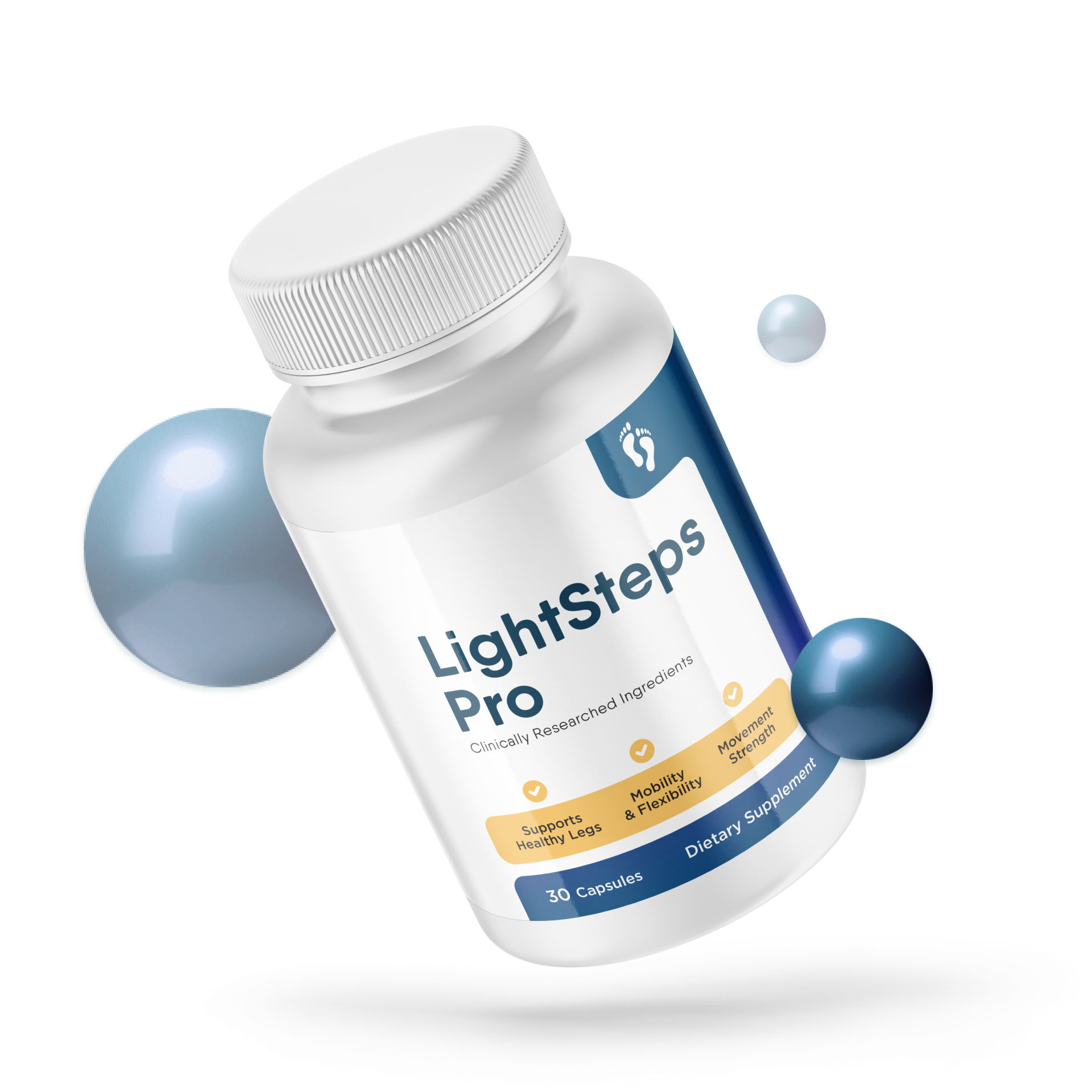 LightSteps Pro supplement bottle